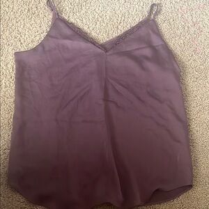 Express Purple Sleeveless Camisole Top